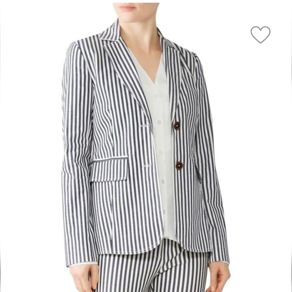 Derek Lam IO Crosby striped cotton blazer